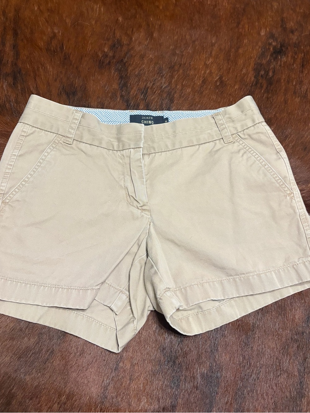 J. Crew Beige Chino Bermuda Shorts